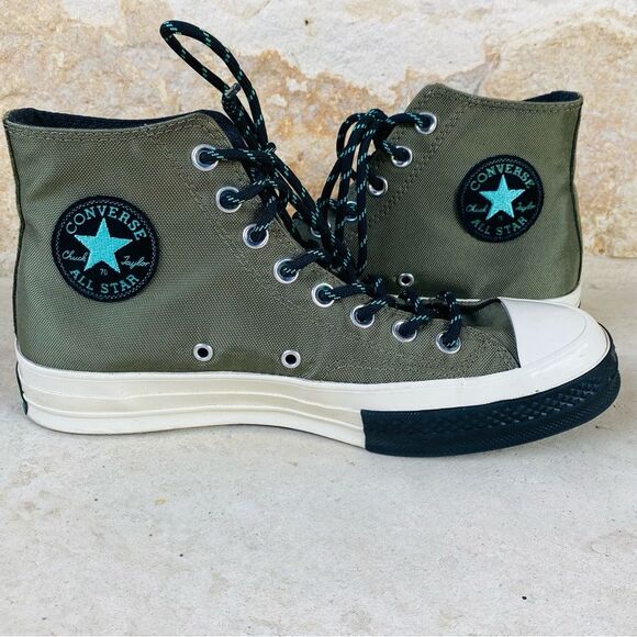 Converse Chuck Taylor All Star Hi 70 High Top 9.5 Wms /Mens 7.5 Surplus Green Hi - Picture 7 of 12